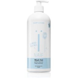Naif Baby & Kids Wash Gel reinigingsgel voor kinderen en baby‘s voor Lichaam en Gezicht 700 ml