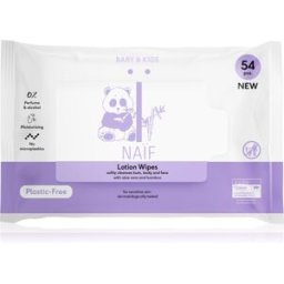 Naif Baby & Kids Lotion Wipes Vochtige Doekjes voor Kinderen vanaf Geboorte 54 st