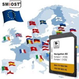 SMIOST 32GB SD-kaart voor VW AS V23 navigatiesysteem MIB2 met GPS-kaartsoftware nieuwste 2026 versie for VW AS V23 no USB