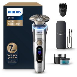 Philips Shaver i9000 Prestige Ultra Elektrisch Scheerapparaat- Met UV Oplaadcase, Quick Clean Pod &