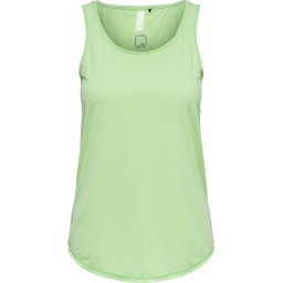 Only Play Maat L Performance Mouwloze Sporttop - Green Ash