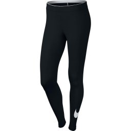 Nike - Maat L Women'S Sportswear Legging Dames Sportlegging - Black/White