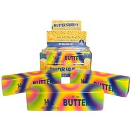 Butter Squishy - Squeeze Rainbow Boterstaaf XXL