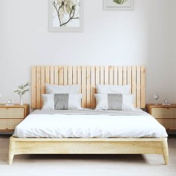 vidaXL Wandhoofdbord 159,5x3x60 cm massief grenenhout