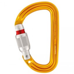 PETZL Sm'D Screw Lock yellow - Schroefkarabiner
