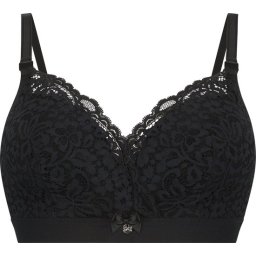 Hunkemöller - maat D95 - Dames Lingerie Voorgevormde voedingsbh Rose - Zwart