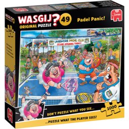 Wasgij Original 49 - Paniek op de Padelbaan! Puzzel (1000 stukjes)