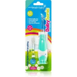 Brush Baby BabySonic Elektrische Tandenborstel voor Kinderen 0 – 36 maanden Teal 1 st