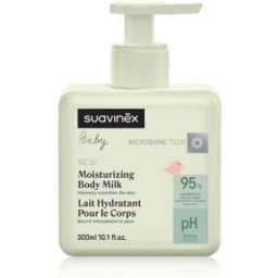 Suavinex Baby Moisturizing Body Milk hydraterende bodylotion voor kinderen en baby‘s vanaf de geboorte 300 ml