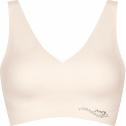sloggi - Maat S - ZERO Feel Natural Dames Beha Top - Angora