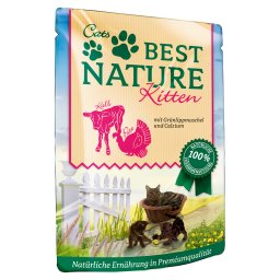 32x 85g Best Nature Kitten Kalkoen & Kalfsvlees natvoer voor katten