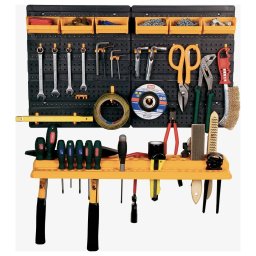 vidaXL Gereedschapswand 26 gereedschapshouders 646x385 mm polypropeen