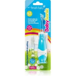 Brush Baby BabySonic Elektrische Tandenborstel voor Kinderen 0 – 36 maanden Blue 1 st