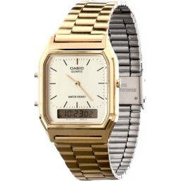 Casio Vintage Edgy AQ-230GA-9DMQYES Dames Horloge - 27.8 mm