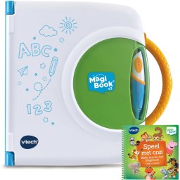 VTech Magibook Starter Pack Groen + demoboek - Interactief Activiteitenboek - vanaf 2 jaar - Educatief speelgoed