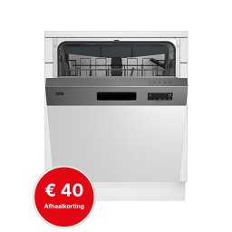 BEKO BDSN16450 Vaatwasser half-geïntegreerd