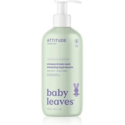 Attitude Baby Leaves Shampoo & Body wash Shampoo en Douchegel voor Kinderen Sweet Apple 473 ml