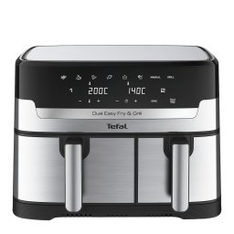 Tefal EY905D Easy Fry & Grill Dual Airfryer Grijs