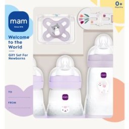 MAM Welcome to the World 0m+ Gift Set voor baby’s Purple