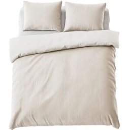 Sleeptime Dekbedovertrek Velvet Cartier Crème - Lits-jumeaux 240 x 200/220 cm + 2 kussenslopen