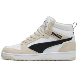 PUMA - maat 39- Rebound v6 SD Unisex Sneakers - Alpine Snow-PUMA Black-PUMA White