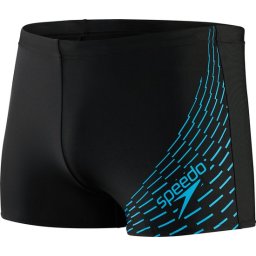 Speedo Maat XS Medley Logo Aquashort Heren - Zwart / Blauw - maat 3