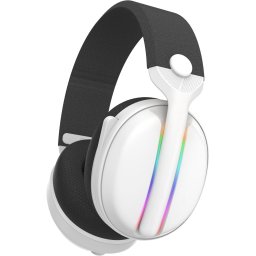 Subsonic Vektra LED Gaming Headset – draadloos tot 40 u batterijduur – RGB‑verlichting & 7.1 surround, voor PS5/Xbox/Switch