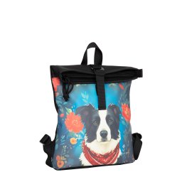 New Rebels Mart Arts Los Angeles Rolltop Rugzak 7L Border Collie