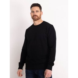 Petrol Industries Maat S - Heren Essential Crewneck Sweater - Zwart