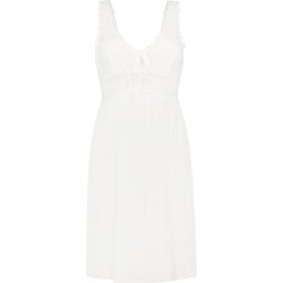 Hunkemöller Maat L Korte slipdress Negligé Modal lace - wit
