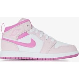 Schoenen Jordan Air Jordan 1 Mid- Baby Roze/wit Unisex 28,5