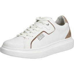 Guess - maat 43 - Salerno Heren Sneaker - Beige/Bruin