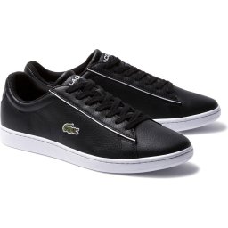 Lacoste - maat 44 - Carnaby Evo Heren Sneakers - Zwart