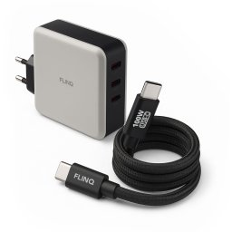 2x USB C naar USB C 100W - Snellader voor Samsung & Iphone - Geschikt voor Telefoon, & Tablet