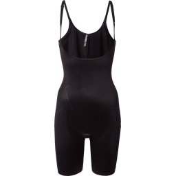 Spanx - Maat M - Thinstincts 2.0 Open Bust Mid Thigh Body - Zwart