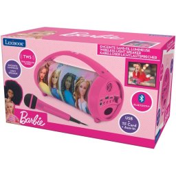 Lexibook Barbie Bluetooth Light Speaker met Microfoon - Karaoke en lichtshow