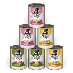 6x800g Doggy Dog Adult Sensitive Mix (3 soorten) nat hondenvoer