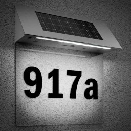 Solar Huisnummer Transparant