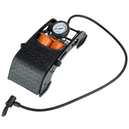 Voetluchtpomp Oranje met Manometer tot 7bar