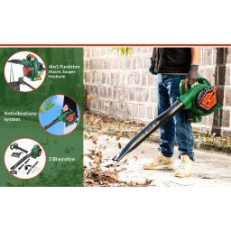 Benzine Bladblazer 3in1 incl 45L Opvangzak