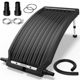 Zwembadverwarming Zonnepaneel Antraciet 112x55x14cm