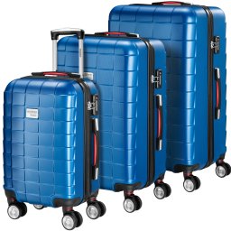 Reiskoffers Exopack 3-delig Blauw ABS