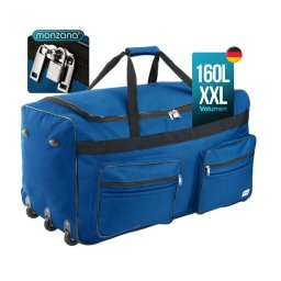 Reistas op Wielen XXL Donkerblauw - 160 Liter