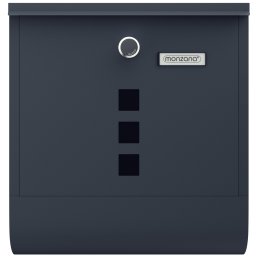 Brievenbus Antraciet Staal 30,5x10x33,5cm