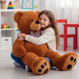Knuffelbeer Bruin Pluche 100cm XL