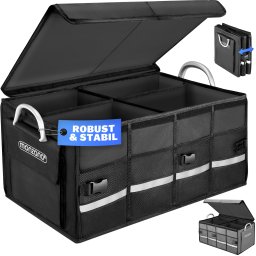 Kofferbak Organizer Zwart 60x35x30cm