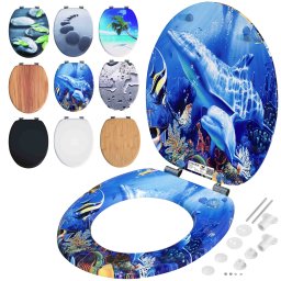 Wc-Bril met Zacht Sluitingsmechanisme Sealife