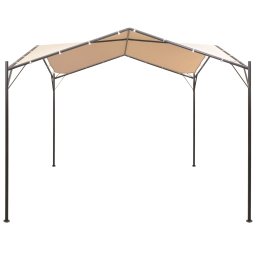 vidaXL Prieel 4x4 m staal beige