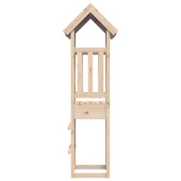 vidaXL Speeltoren Bruin 52,5 x 46,5 x 208 cm Massief grenenhout