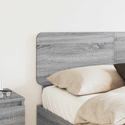 vidaXL Hoofdbord Grijs Sonoma Bewerkt hout